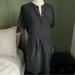 Madewell Dresses | Madewell Black Silk Shirt Style Dress Size 0 | Color: Black | Size: 0