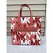 Michael Kors Bags | Michael Kors Mk Kenly Large Logo Tote Bag - Sherbert Multi | Color: Gold | Size: 14.25”W X 14”H X 5.5”D