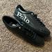 Polo By Ralph Lauren Shoes | New Polo Ralph Lauren Longwood Logo Leather Sneaker Men's Shoes Size 13 | Color: Black | Size: 13