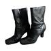 Nine West Shoes | Nine West Block Heel Boots | Color: Black | Size: 8