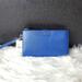 Michael Kors Bags | Michael Kors Adele Double Zip River Blue Leather Wristlet Smartphone Wallet | Color: Blue | Size: Os