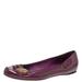 Gucci Shoes | Gucci Purple Patent Leather Ballet Flats Size 35.5 | Color: Purple | Size: 35.5