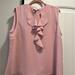 Nine West Tops | Nine West Pink Sleeveless Blouse. Size Xl | Color: Pink | Size: Xl