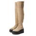 Free People Shoes | Nib Free People London Calling Otk Suede Boots Women’s 38 Shoes. New In Box. | Color: Black/Tan | Size: 8