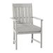 Summer Classics Croquet Patio Dining Armchair w/ Cushions in Brown | Wayfair 333017+C3104243N