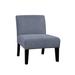 Slipper Chair - Lark Manor™ Javi 26" Wide Slipper Chair Polyester in Blue | Wayfair 629891490DFA4300B42656A5AF1893D0