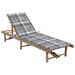 Millwood Pines Outdoor Bamboo Chaise Lounge Wood/Solid Wood in Brown | 34.3 H x 25.6 W x 78.7 D in | Wayfair 6FF05AFFFCEF4136B5783AA7F6444943