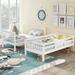 Harriet Bee Jafus Twin Over Twin Bunk Bed in White | 63 H x 42 W x 94 D in | Wayfair 473942EA5D4C467B9A9760DDEAFCE6A1