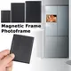 Cadre Photo Magnétique Noir pour Réfrigérateur Décoration de Maison et Salon