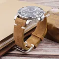 Bracelet en cuir suédé pour montre SeATM bracelet de montre vintage elaet rapide bracelet de
