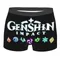 Sous-vêtements pour hommes Cool Genshin Impact Logo sous-vêtements de jeu d