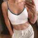 Débardeur femme haut court Sexy sous-vêtement sans couture Streetwear Sport Camis t-shirt court