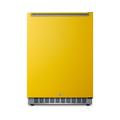 Summit AL54Y 23 5/8" W Undercounter Refrigerator w/ (1) Section & (1) Solid Door - Saffron Gold, 115v, Yellow