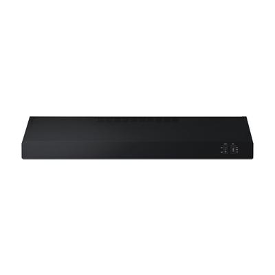 Summit HC30BBADA 29 7/8"W Under Cabinet Convertible Range Hood with Two-speed Fan - Combination Charcoal/Aluminum Mesh Filter, Black, 115v