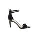 Vince Camuto Heels: Strappy Stilleto Cocktail Party Black Shoes - Women's Size 8 - Open Toe