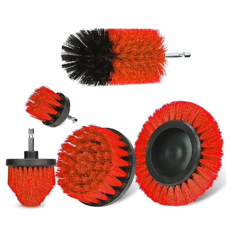 2/3/4/5'' Bohrmaschine Wäscher Pinsel Power Pinsel Set Kit Auto Weichen Bürste Bohrer Kit bad Küche Auto Pflege Reinigung Werkzeuge