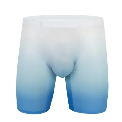 Herren Unterwäsche Boxer Shorts Homme Ropa schlanke Eis Seide Beutel Panites Mann Intinte Mittellanges Bein Unterhose männlich Cueca Calzoncillo Image