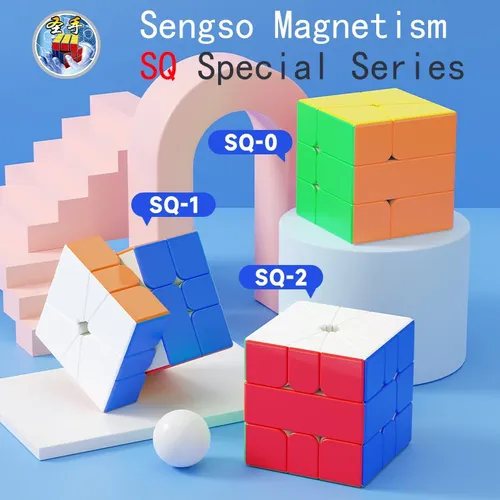 Sengso mr. m magnetisch sq-0 sq-1 sq-2 geschwindigkeit würfel puzzle magico cubo quadrat sq0 sq1 sq2