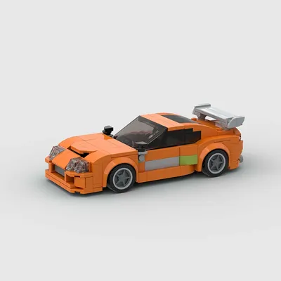 263pcs mk4 supra moc schnelle wütende Geschwindigkeit Champions Racer Autos Stadt Sport fahrzeug Bausteine kreative Spielzeug Jungen Image