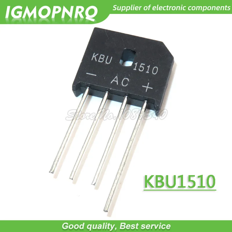 5pcs kbu1510 KBU-1510 15a 1000v Dioden brücken gleich richter igmopnrq Image