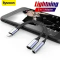 Adattatore cavo Lightning a jack AUX da 3 5 mm per iPhone 12 13 14 Pro Adattatore connettore per cuffie Splitter audio accessori per iPhone