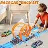 Railway Racing Track Play Set Mini Speed Racing Car kit Educational fai da te Race Careducational