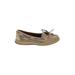 Sperry Top Sider Flats Tan Solid Shoes - Women's Size 6 1/2 - Round Toe