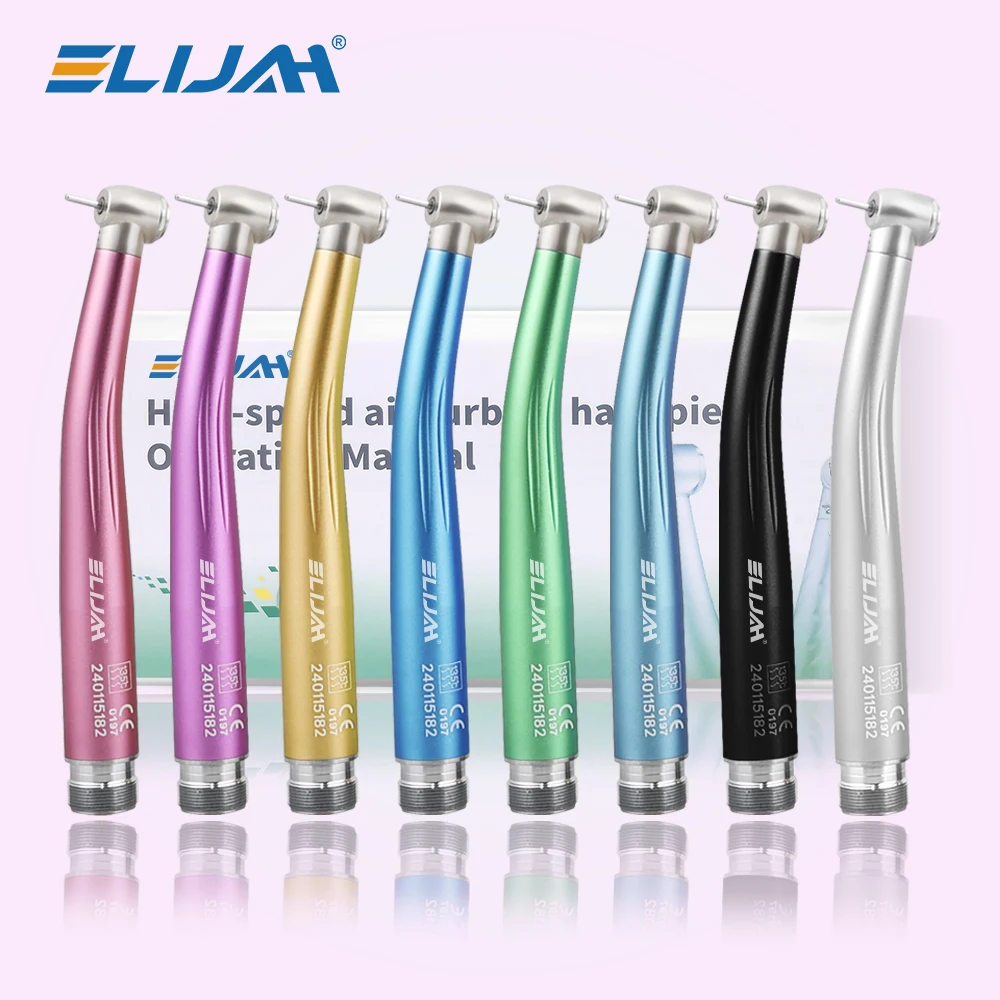 Bunte Standard Kopf Push Button Einzelnen Wasser Spray High Speed Handstück Air Turbine B2 M4 Dental Unterricht Modell Produkte Image