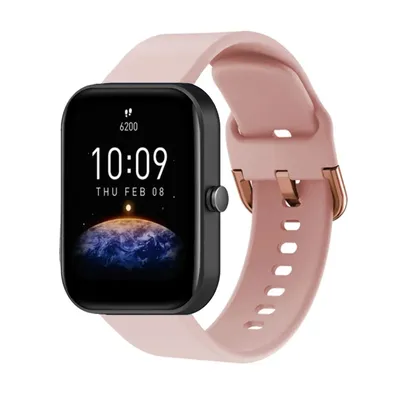 Silikon-Uhrenarmband für Amazfit Bip 3 Smartwatch-Armband Correa-Armband für Amazfit Bip 3 Pro/Bip U/S /Lite /GTS 2 3 4 4 mini Image