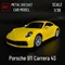 1:36 Porsche 911 Carrera 4s Auto Modell Replik Maßstab Metall Miniatur Kunst Wohnkultur Hobby