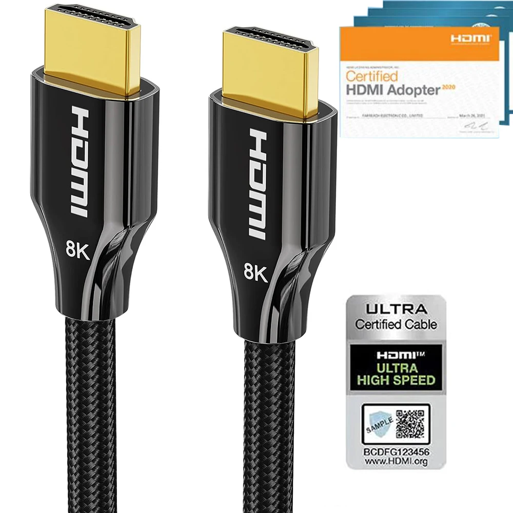Original HDMI 2.1 Kabel für Xbox Series X/S 4K 120Hz HDMI Kabel 2.1 für Microsoft Xbox Series X PS5 Apple TV 8K 60Hz HDR CEC ARC Image