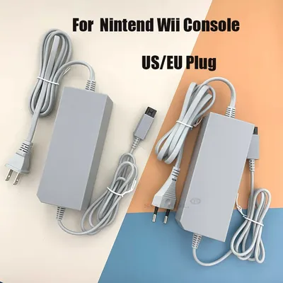 Dropshipping EU UNS Stecker AC Power Adapter Ladekabel Ladegerät Netzteil Ersatz für Nintendo Wii Konsole Video Spiel