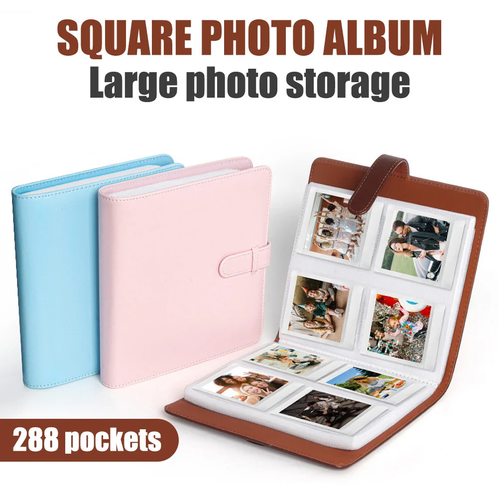 1 Stück, 288 Taschen Fotoalbum für Instax Square SQ1/SQ6/SQ10/SQ20/SQ40 Kamera Kodak Mini 3 Square, Mini Shot 3 Square Image