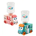 Kinder Mini Bus Dual Wassersp ender Spielzeug mit niedlichen rosa blau kalt/warm Wasser Saft