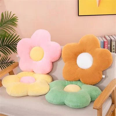 Blume Plüsch Wurf kissen weiche Pflanze Blume Stuhl Kissen Wohnzimmer Schlafzimmer nach Hause Image