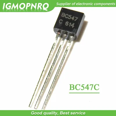 100 Stück Transistor bc547c bc547 0,45a/45V npn Transistor zu-92 neues Original Image