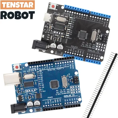 Ein Satz neuer TENSTAR ROBOT UNO R3 ATmega328P/CH340G Chip 16 MHz für Arduino UNO R3 Image