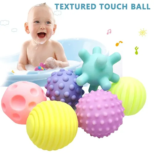 6 teile/satz Baby Spielzeug Ball entwickeln Baby taktile Sinne Spielzeug Touch Hand Spielzeug Kinder