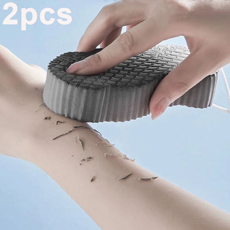 2/4 stücke Körper wäscher Bad Körper Peeling Schwamm Peeling Massage gerät Schwamm Dusch bürste Hautrei niger abgestorbene Haute nt ferner Werkzeuge Image