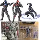 Revoltech yamaguchi schwarz panther figur 024 batman arkham ritter figur könig von wakanda action