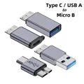 USB 3 0 Micro B zu Typ C Adapter Anschluss USB A zu Micro B Daten übertragungs konverter für Laptop