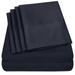 6 Pcs 1500 TC Microfiber Bed Sheet Set in Full Size