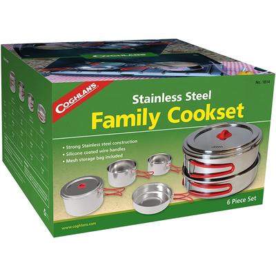 Coghlan's Stainless Steel Outdoor Camping Cooking Set - One Size Fits Most