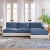 SureFit Cedar Stretch Textured Sectional Slipcover Large Couch Cushion - 40x40x8