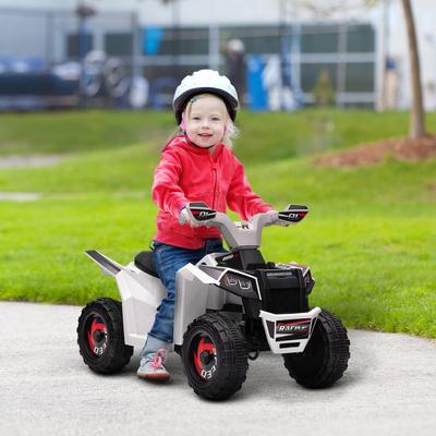 Exciting Adventures:Safe Speed, Wear-Resistant Wheels, Explore in Any Direction,6v Kids ATV