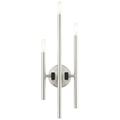 Denmark 3 Light Brushed Nickel ADA Triple Sconce