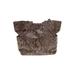 KELLY WYNNE Tote Bag: Embossed Brown Snake Print Bags