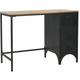 Berkfield Home - Royalton Single Pedestal Desk Solid Firwood and Steel 100x50x76 cm