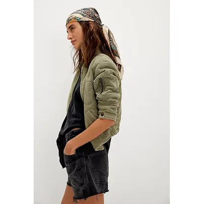 Aura Liner Jacket at Free People in Adventurer, Size: Small
