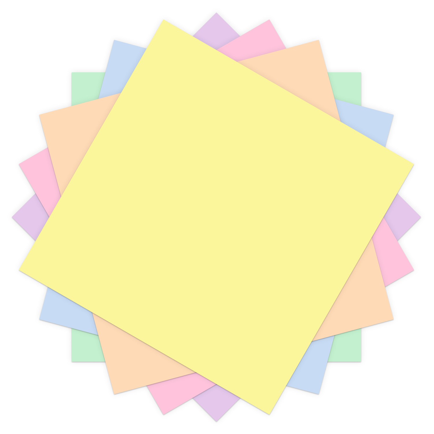 Cricut Cardstock Sampler | Pastel | 12 in x 12 in | 48 Count